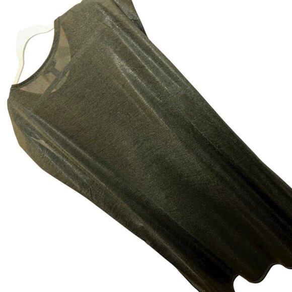 Halston NEW NWT Forest green dolman sleeve tunic top XL - Picture 5 of 6